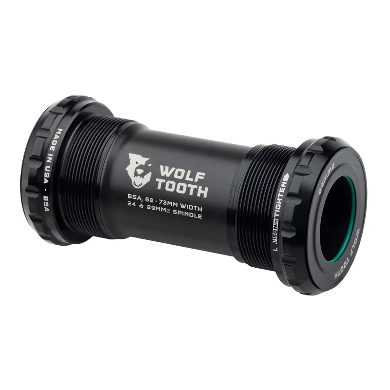 Wolf Tooth BSA Bottom Brackets : Black