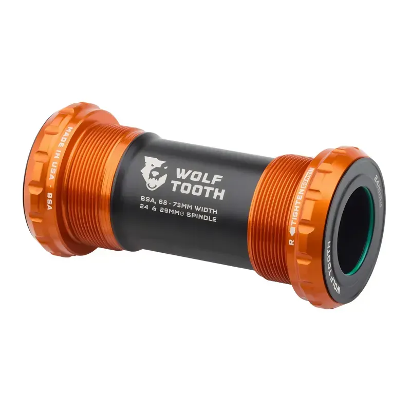 Wolf Tooth BSA Bottom Brackets : Orange