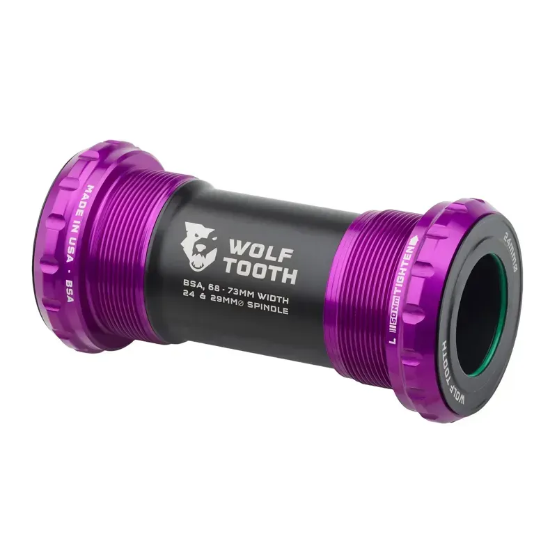 Wolf Tooth BSA Bottom Brackets : Ultraviolet Purple
