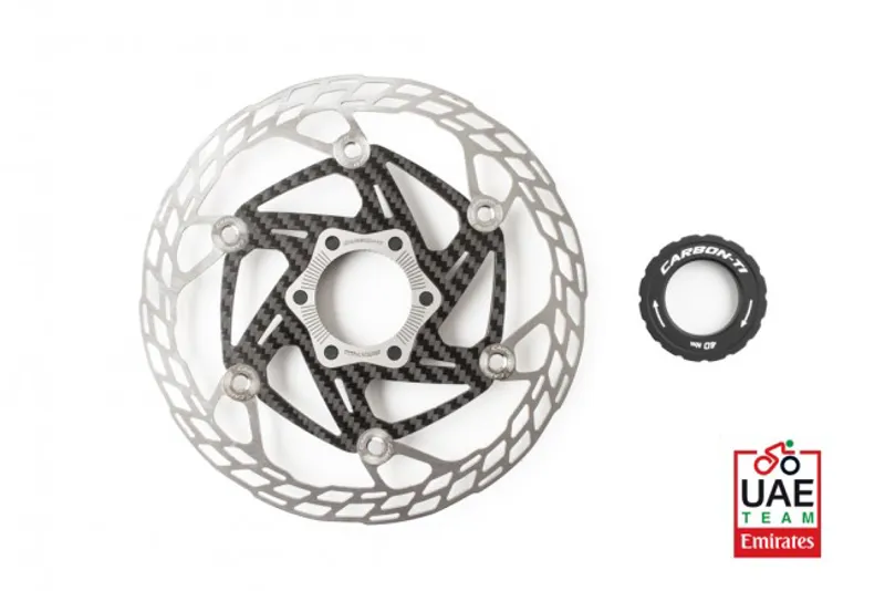 Carbon-Ti X-Rotor SteelCarbon 3 Center Lock Carbon Disc Rotor-5